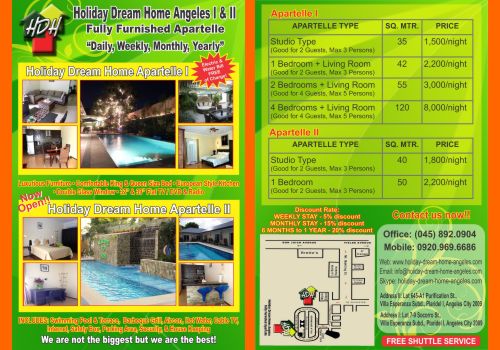 Holiday Dream Home Angeles Leaflet